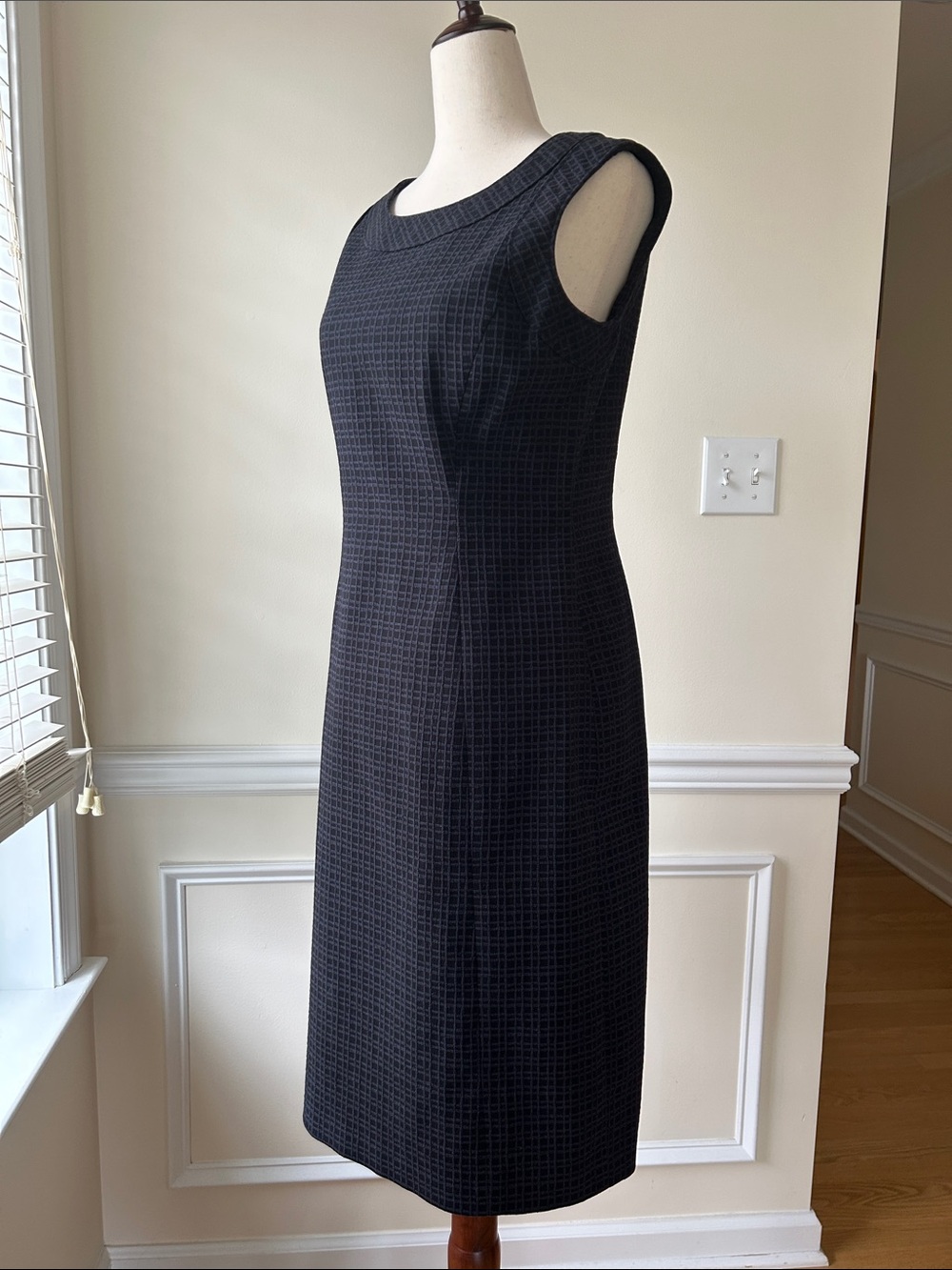 Brooks Brothers Navy Textured Dress - Picture 3 of 6